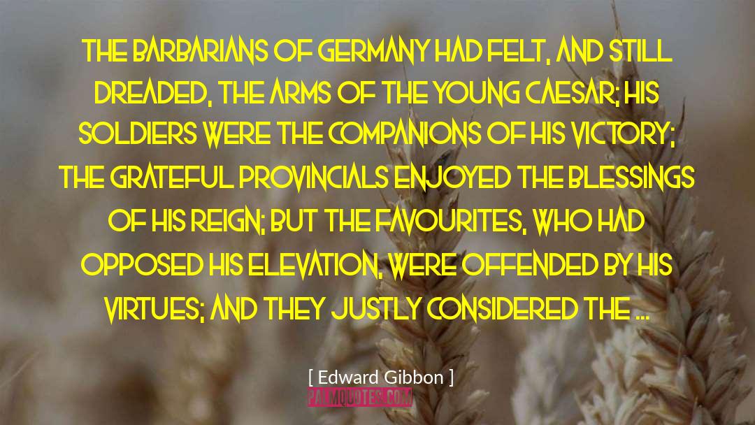 Caesar quotes by Edward Gibbon