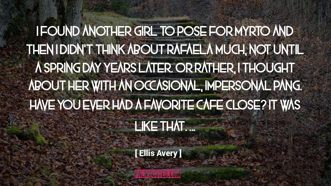 Cafe quotes by Ellis Avery