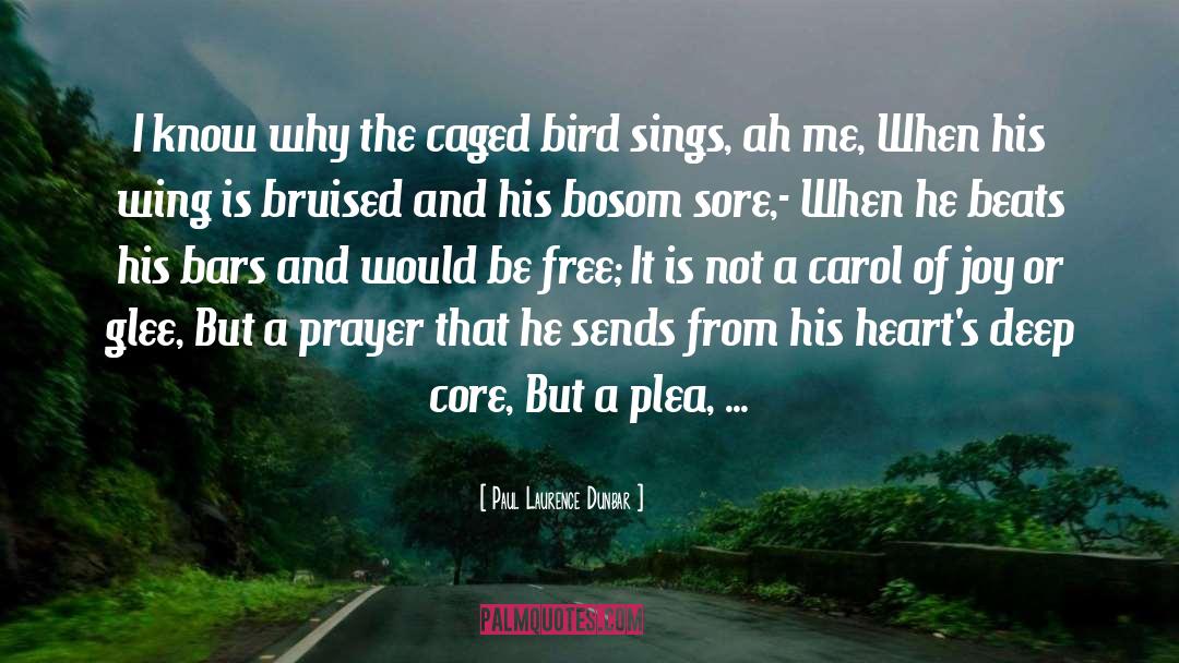 Caged Bird quotes by Paul Laurence Dunbar