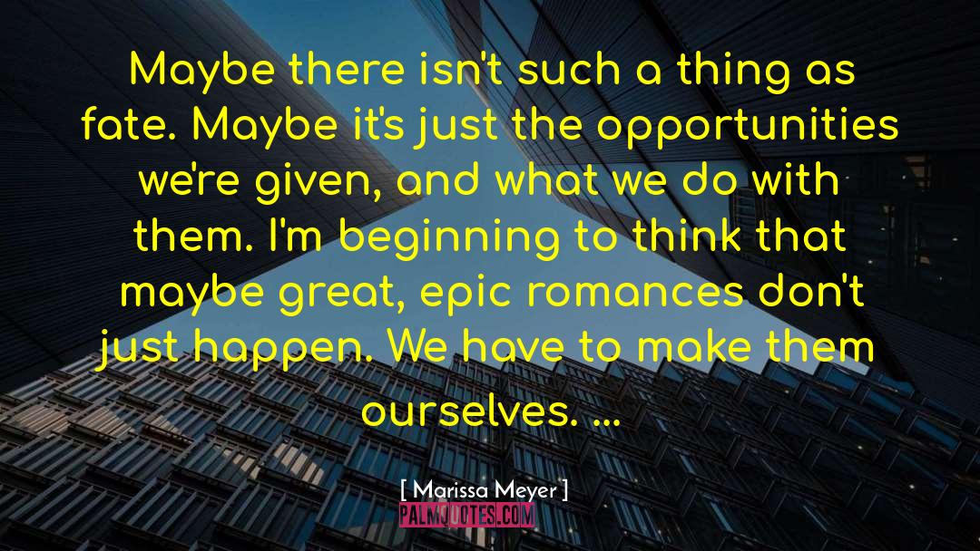 Cajunflair Romances quotes by Marissa Meyer