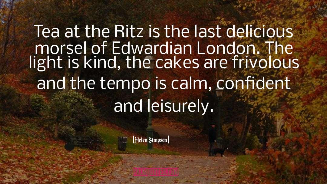 Cakes quotes by Helen Simpson