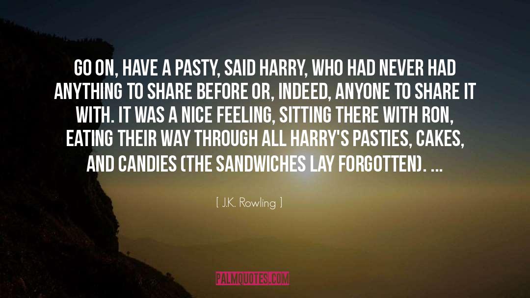 Cakes quotes by J.K. Rowling