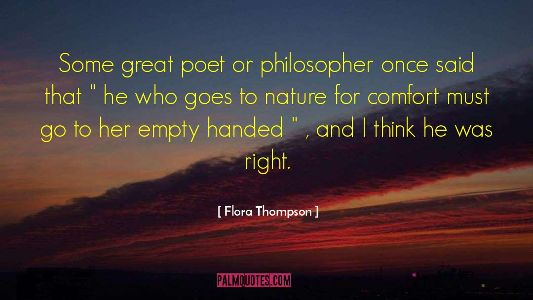 Cal Thompson quotes by Flora Thompson