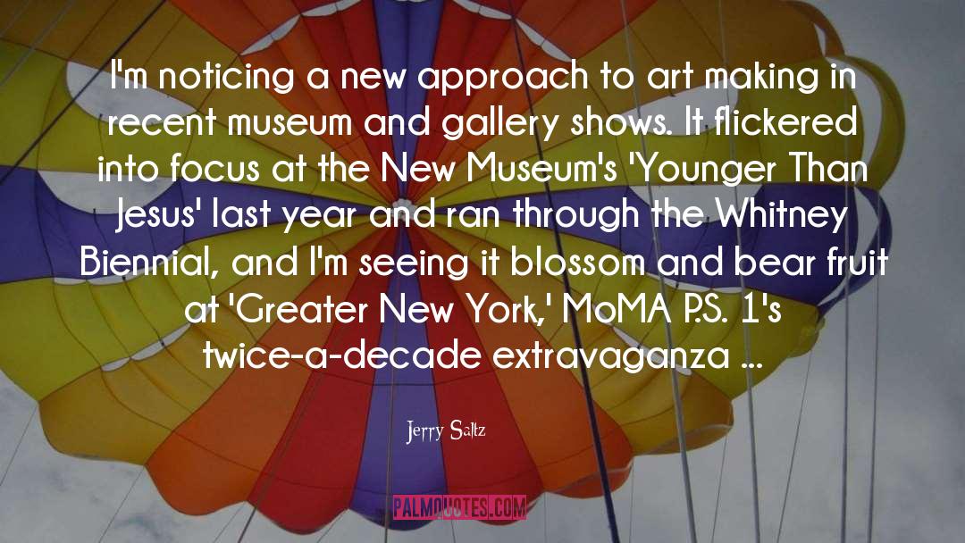 Calabi Gallery quotes by Jerry Saltz