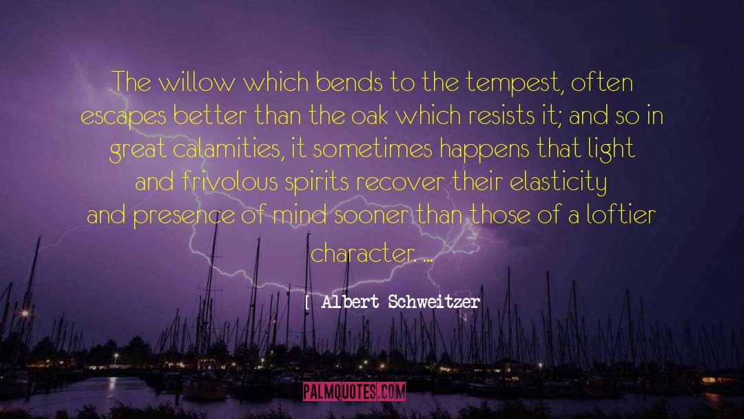 Calamities quotes by Albert Schweitzer