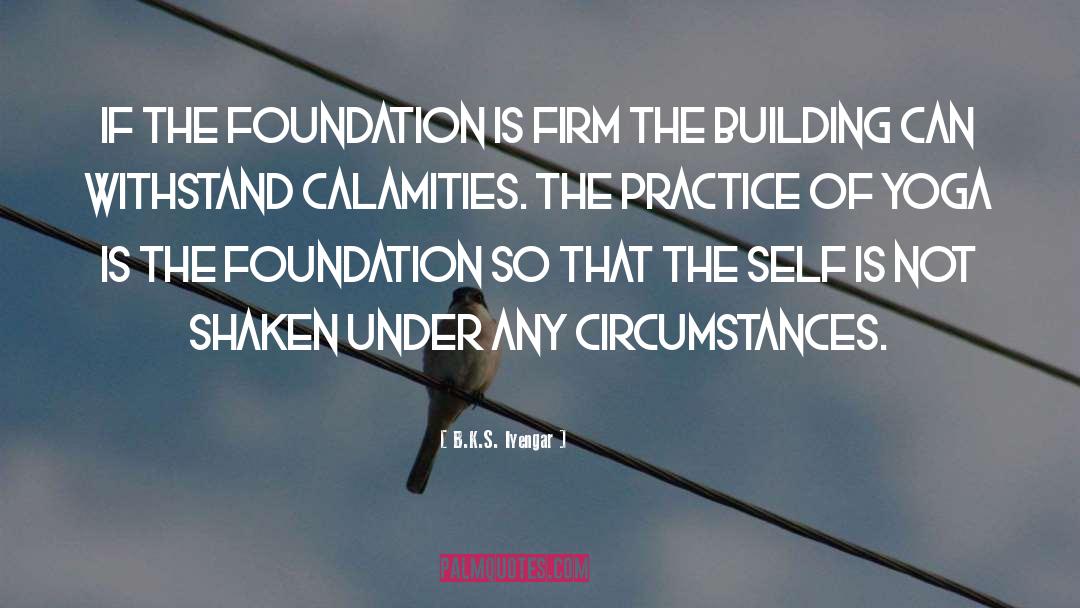 Calamities quotes by B.K.S. Iyengar