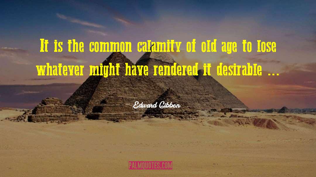 Calamity quotes by Edward Gibbon