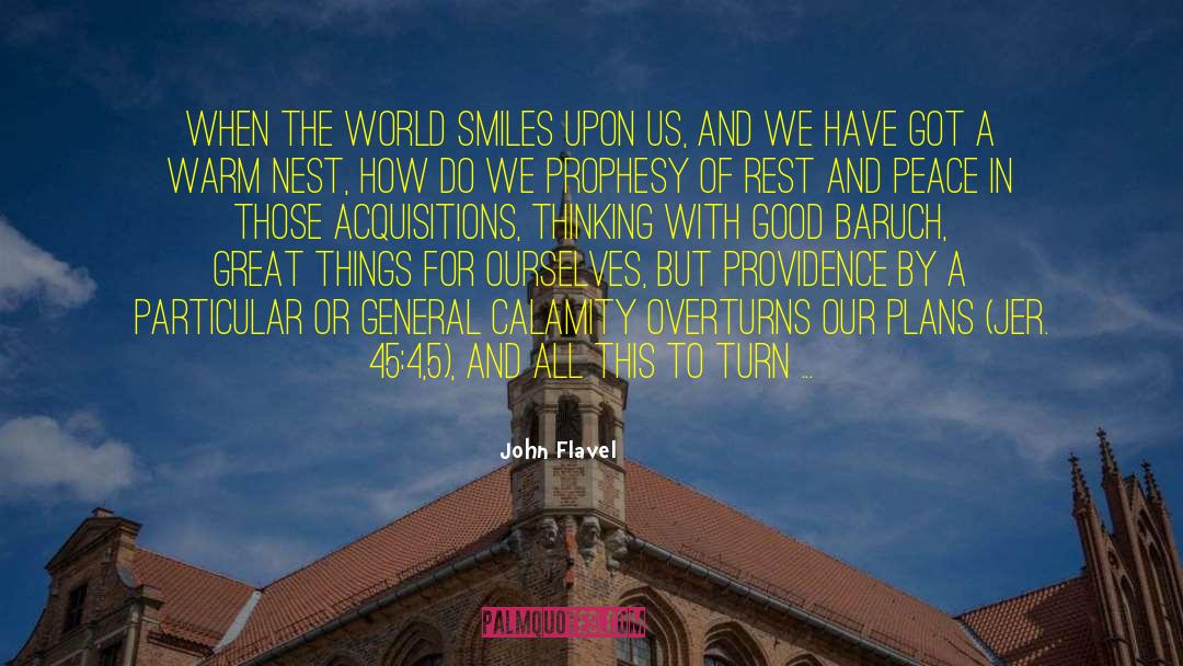 Calamity quotes by John Flavel