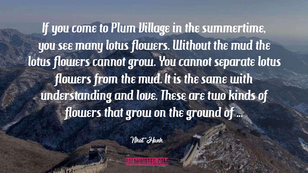 Calantha Flower quotes by Nhat Hanh