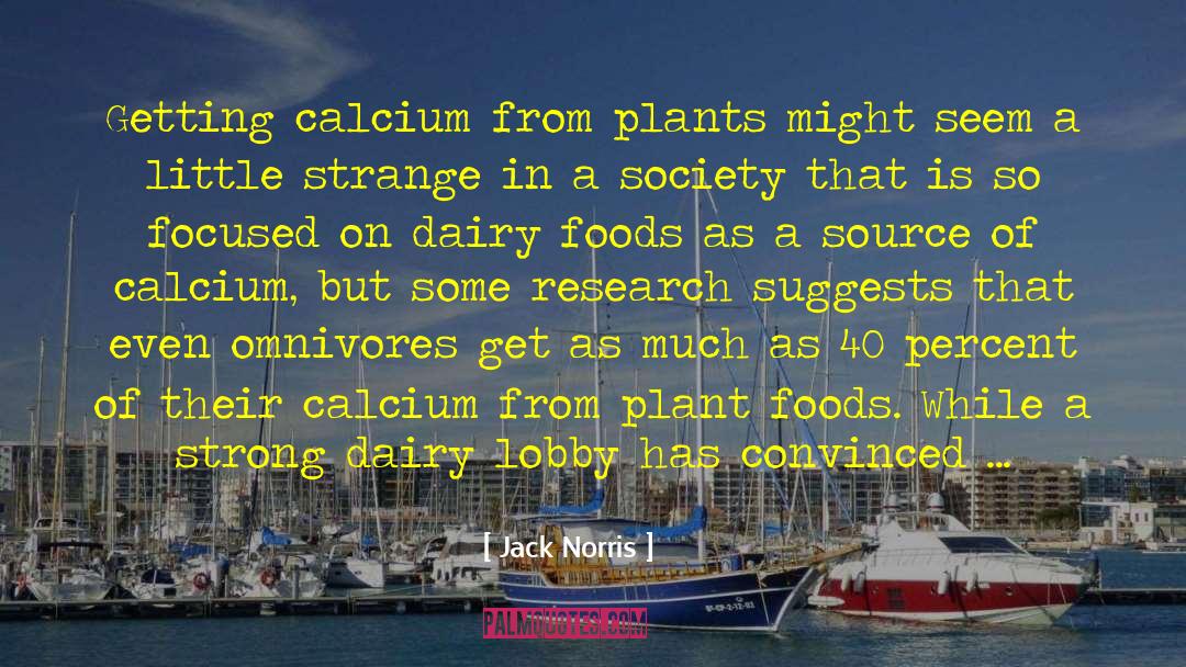 Calcium quotes by Jack Norris