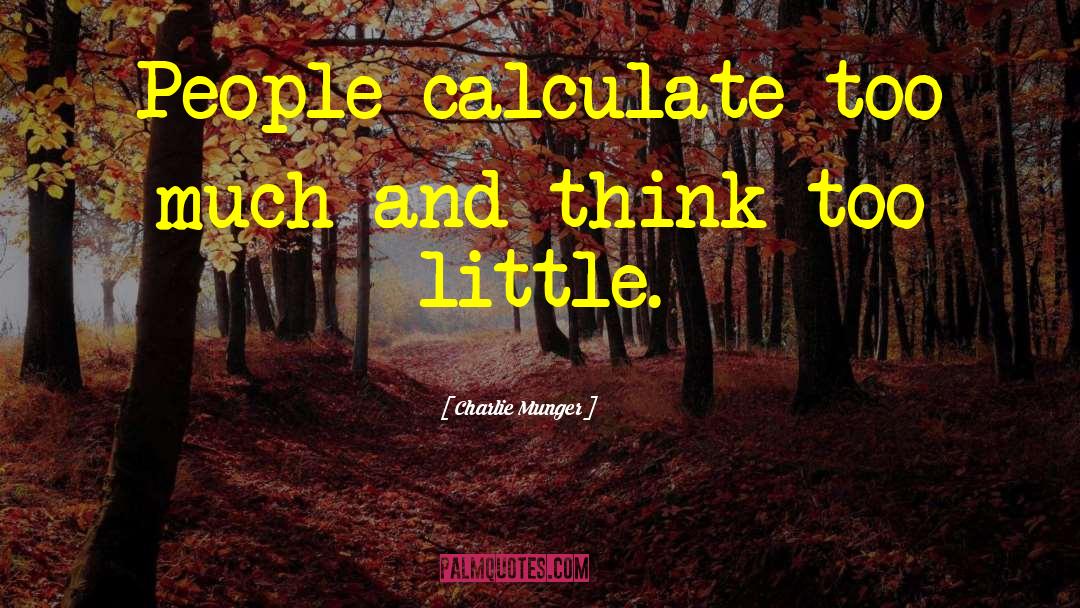 Calculate quotes by Charlie Munger