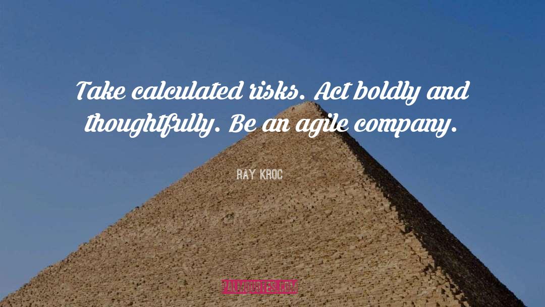 Calculated quotes by Ray Kroc