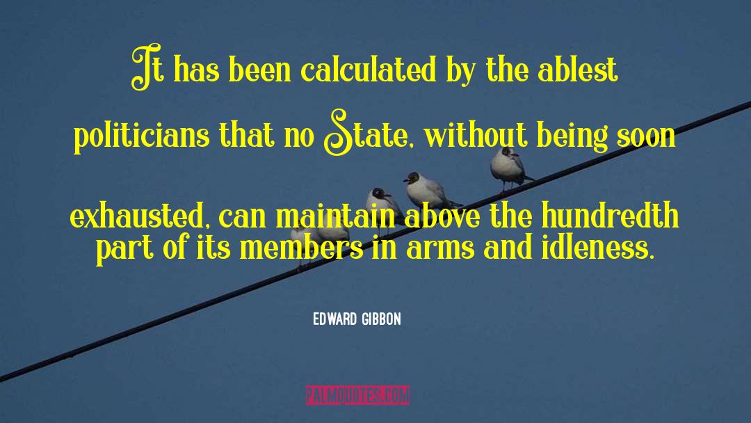 Calculated quotes by Edward Gibbon