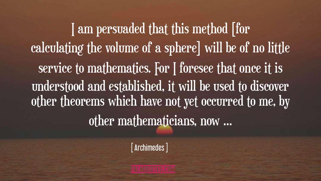 Calculating quotes by Archimedes