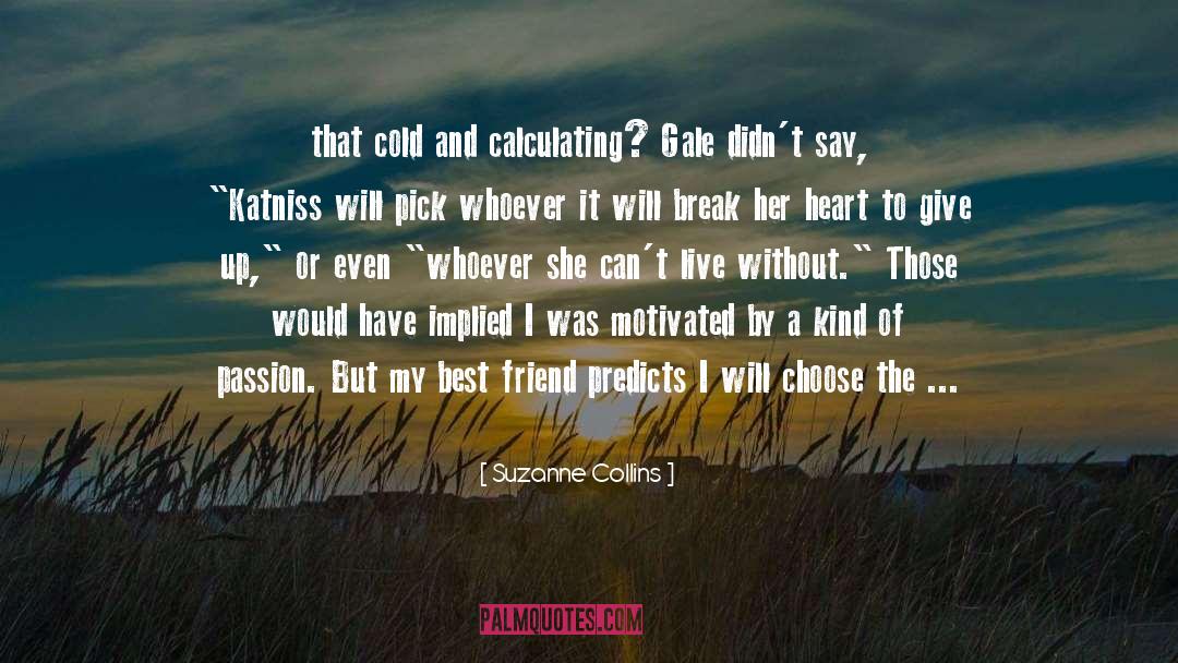 Calculating quotes by Suzanne Collins