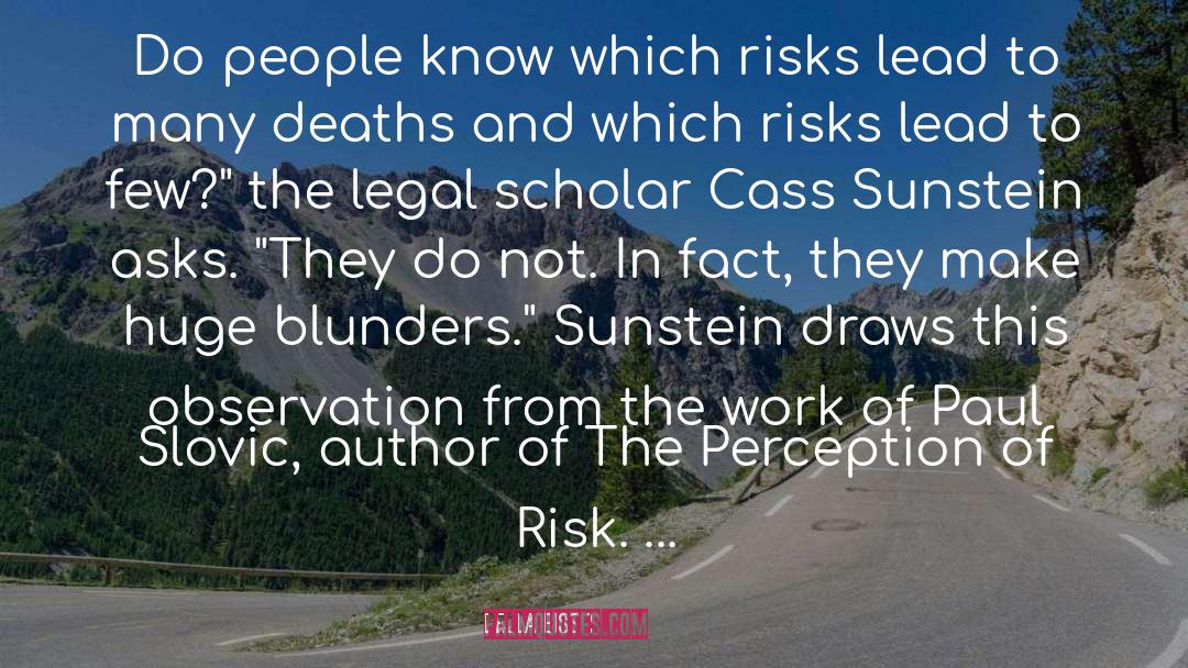 Calculating Risks quotes by Eula Biss