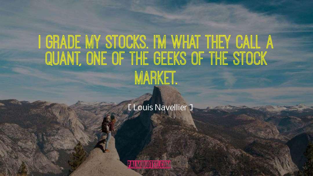 Calculating Stock quotes by Louis Navellier