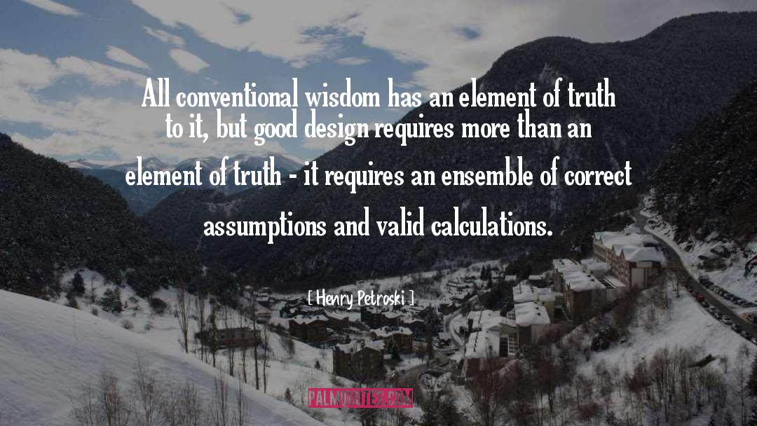 Calculations quotes by Henry Petroski