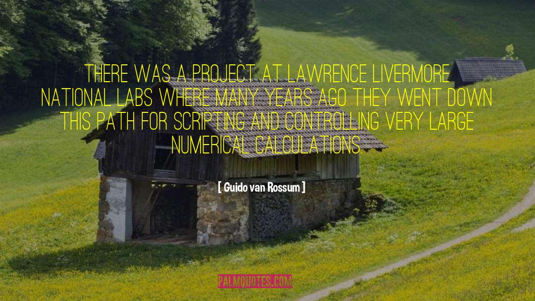 Calculations quotes by Guido Van Rossum