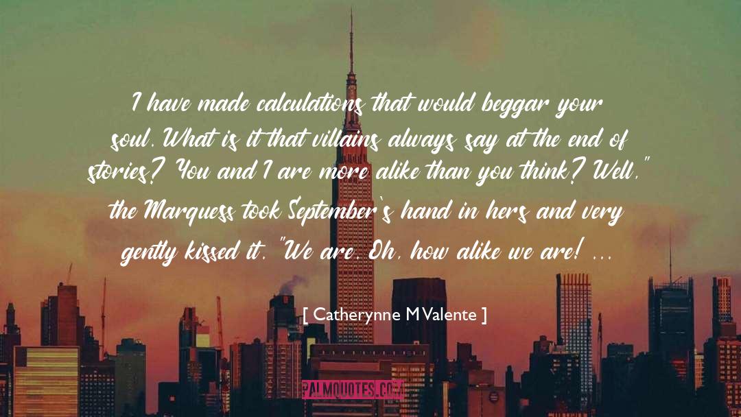 Calculations quotes by Catherynne M Valente