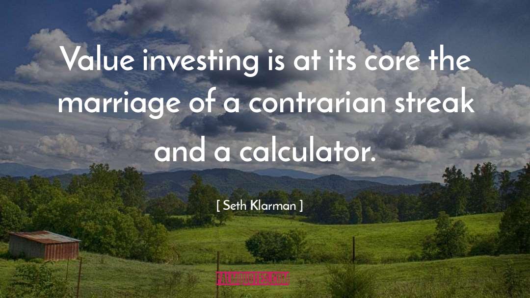 Calculators quotes by Seth Klarman