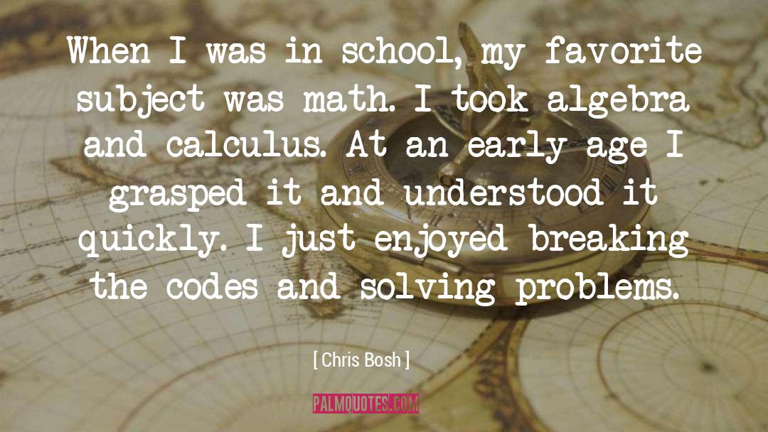 Calculus quotes by Chris Bosh