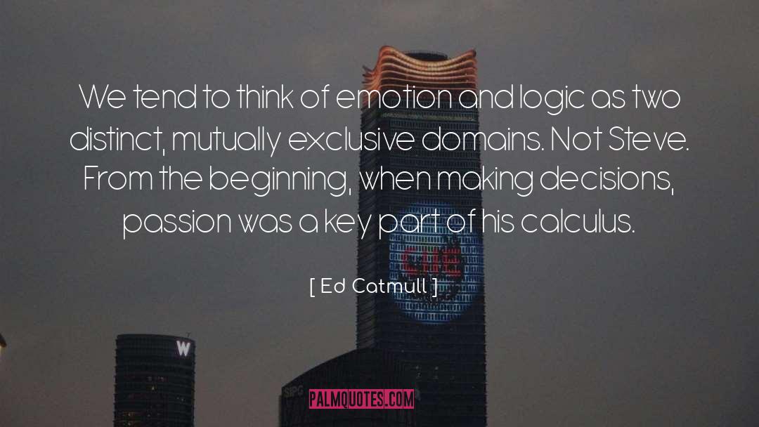 Calculus quotes by Ed Catmull
