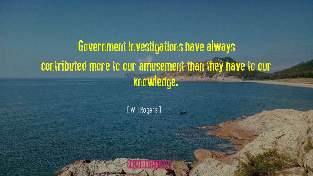 Calderbank Investigations quotes by Will Rogers