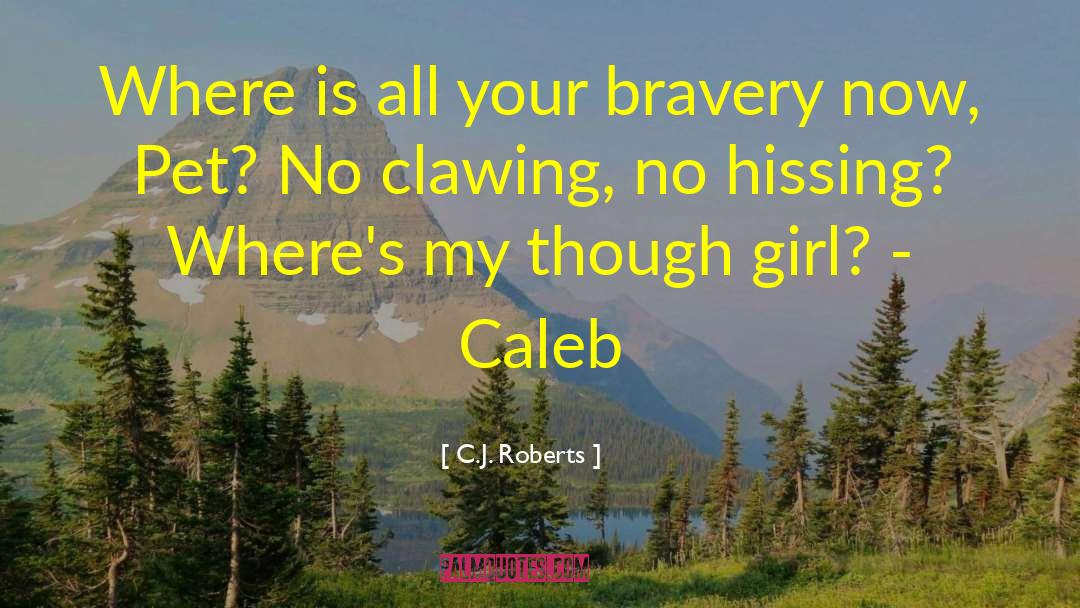 Caleb J Ross quotes by C.J. Roberts