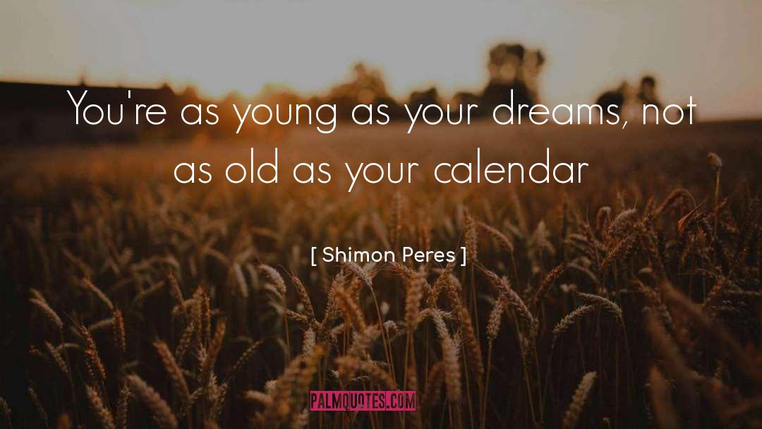 Calendar quotes by Shimon Peres