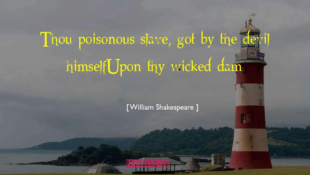 Caliban Prospero quotes by William Shakespeare