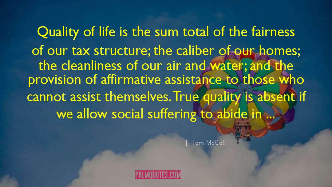 Caliber quotes by Tom McCall