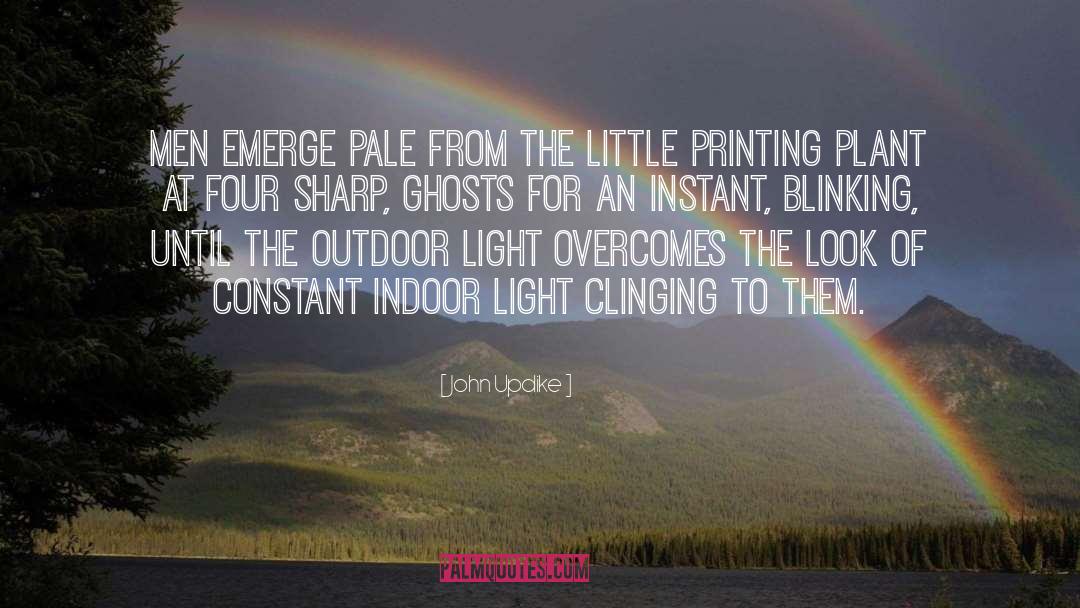 Calibers Indoor quotes by John Updike