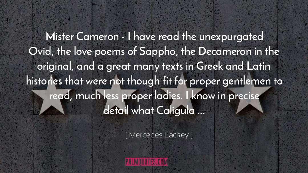 Caligula quotes by Mercedes Lackey