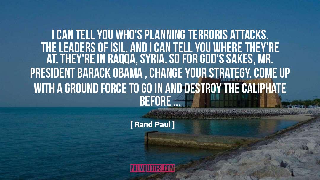 Caliphate quotes by Rand Paul