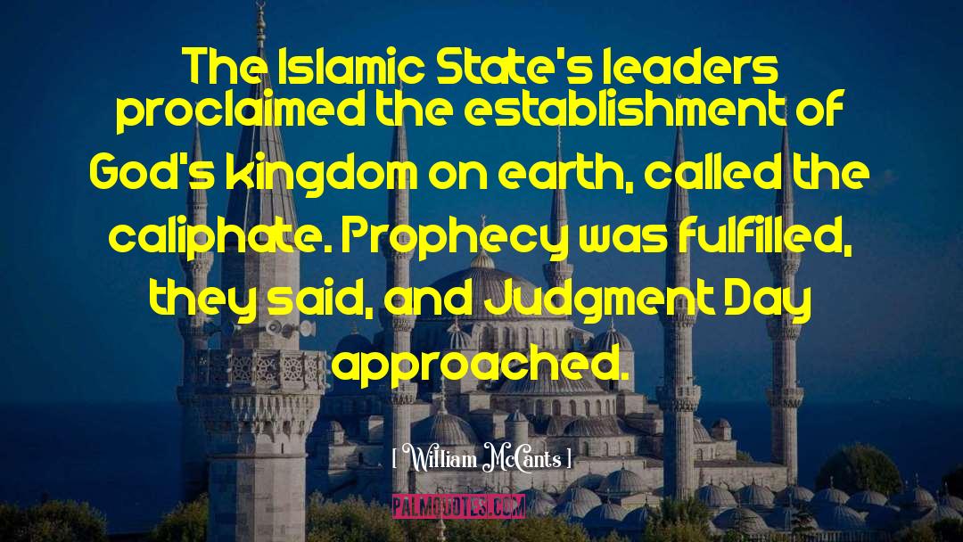 Caliphate quotes by William McCants