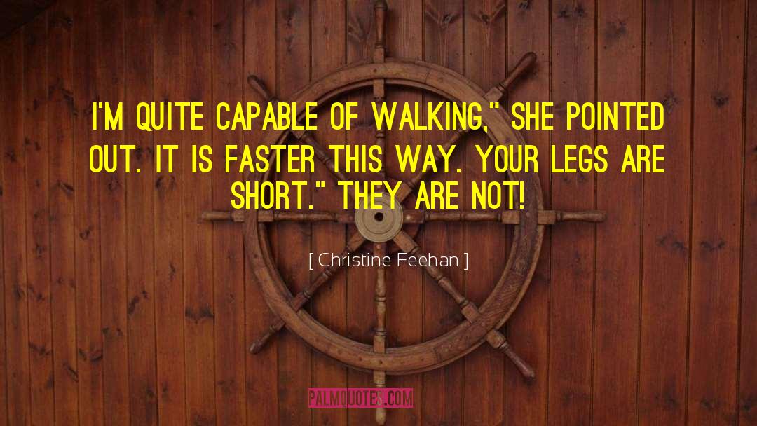 Calisthenics Short quotes by Christine Feehan