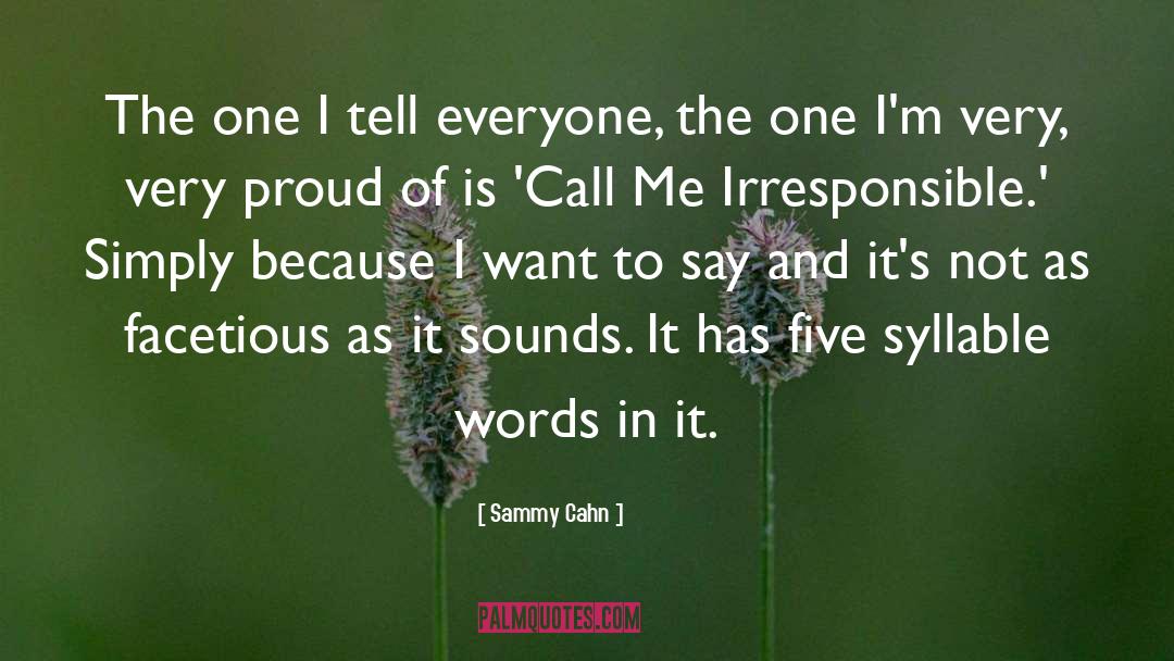 Call Me quotes by Sammy Cahn