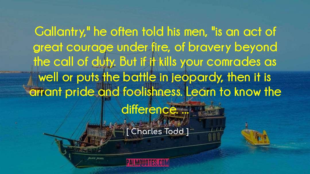 Call Of Duty quotes by Charles Todd