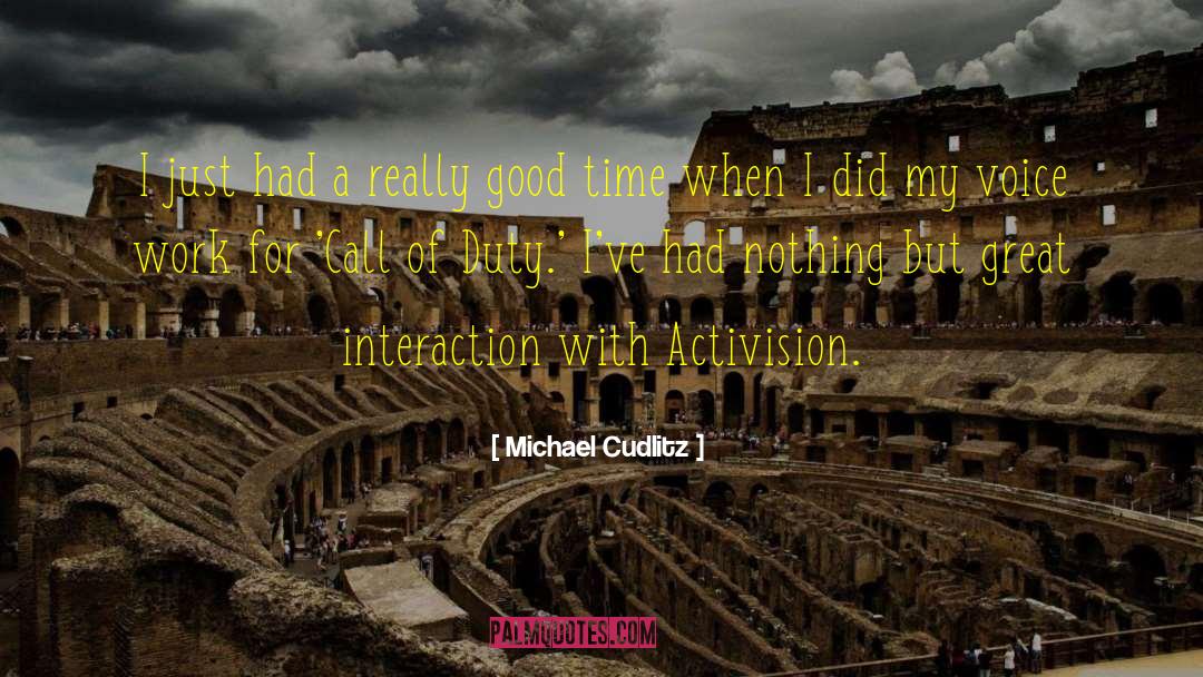 Call Of Duty quotes by Michael Cudlitz