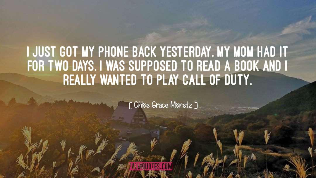 Call Of Duty quotes by Chloe Grace Moretz