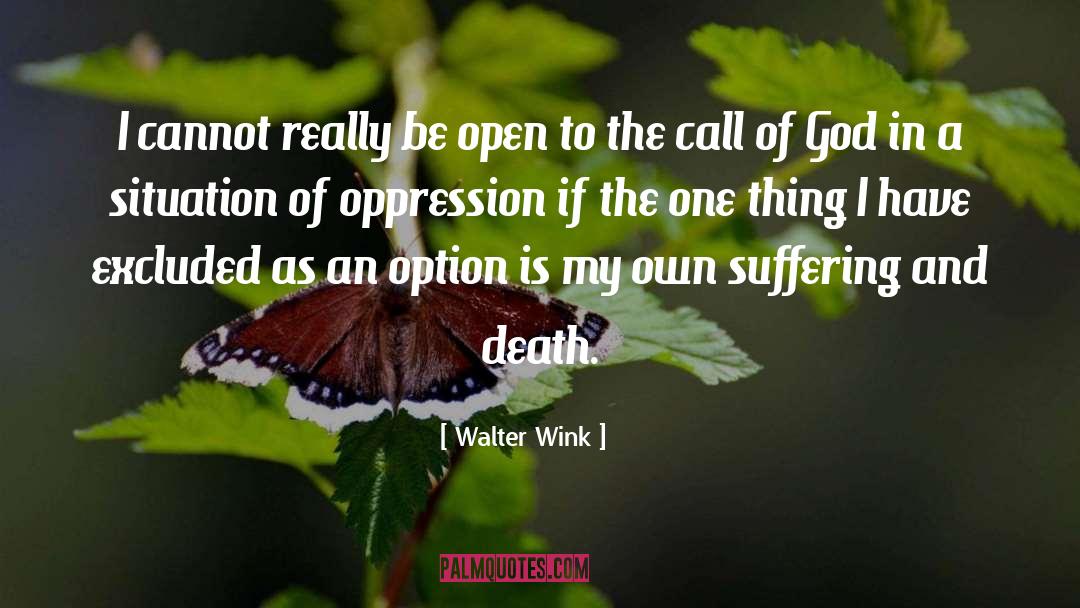 Call Option quotes by Walter Wink