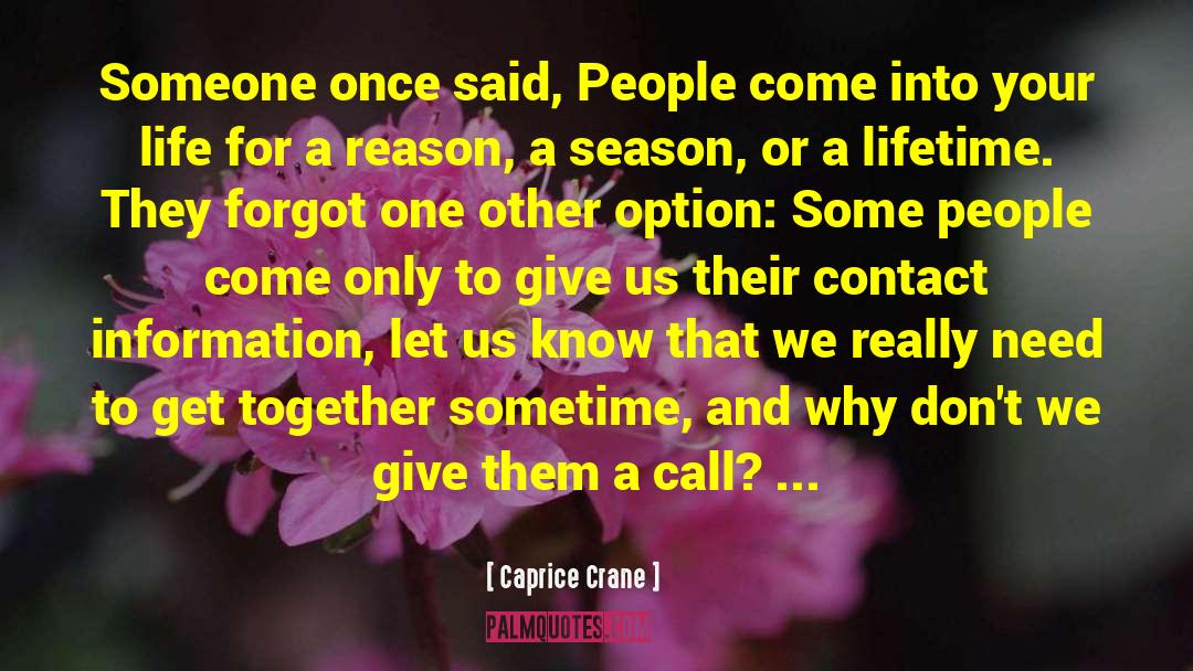 Call Option quotes by Caprice Crane