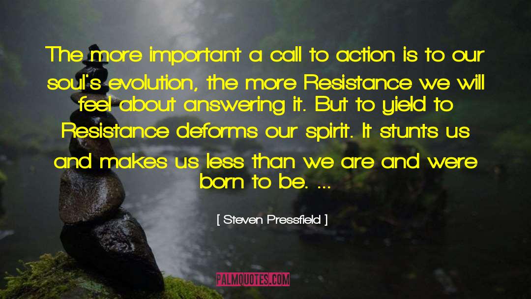 Call To Action quotes by Steven Pressfield