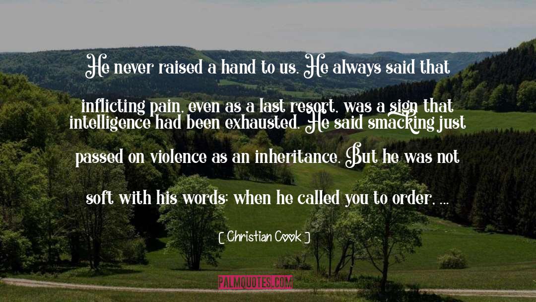 Called quotes by Christian Cook