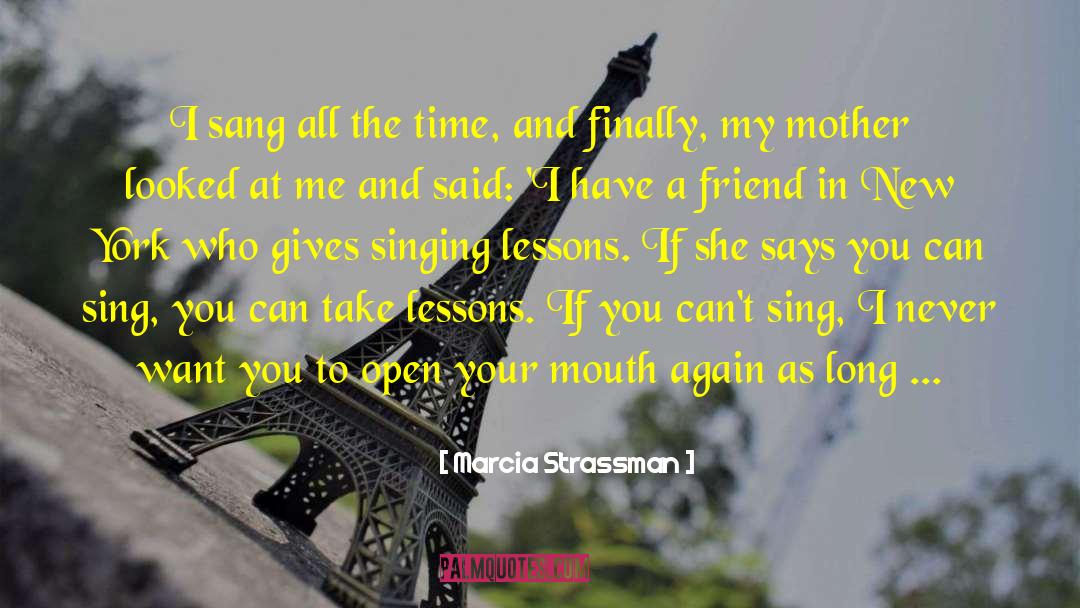 Calling A Friend After A Long Time quotes by Marcia Strassman