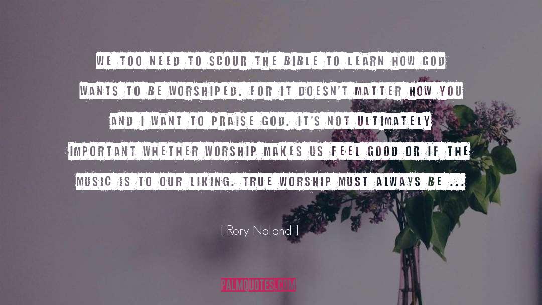 Calling On God quotes by Rory Noland