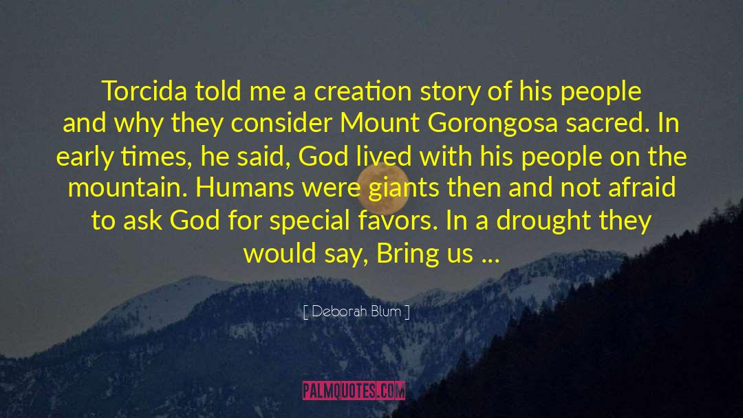 Calling On God quotes by Deborah Blum
