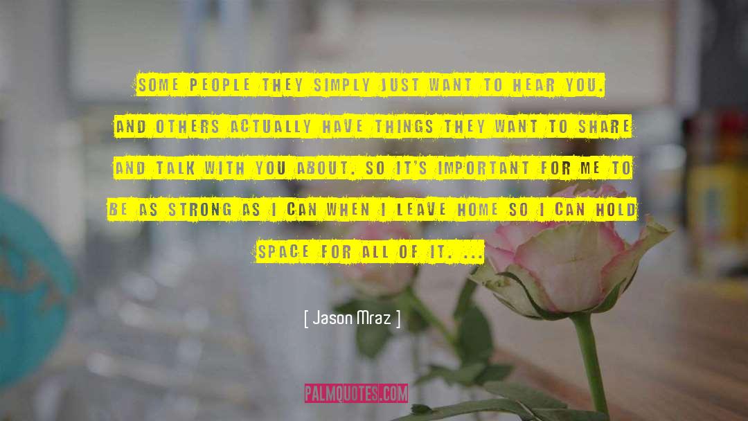 Calling People quotes by Jason Mraz