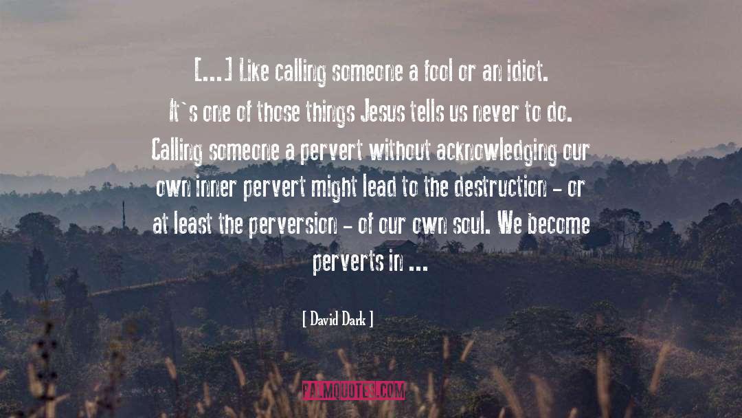 Calling Someone quotes by David Dark